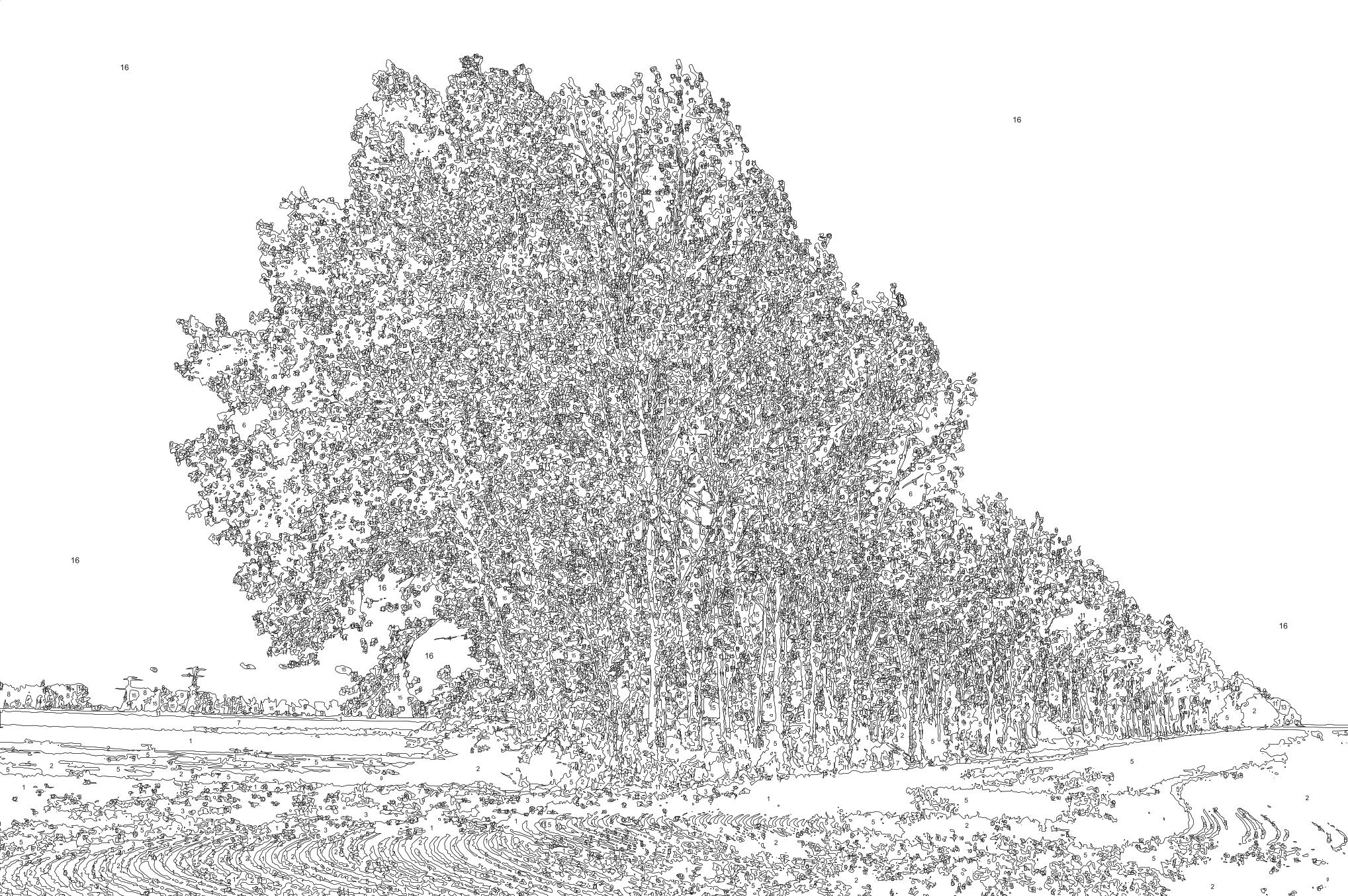 Kalenderblatt_A3_Holleben _Basis_1-16 ohne Farben, nur Outlines